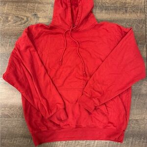Brandy Melville Classic Red Hoodie Sweatshirt